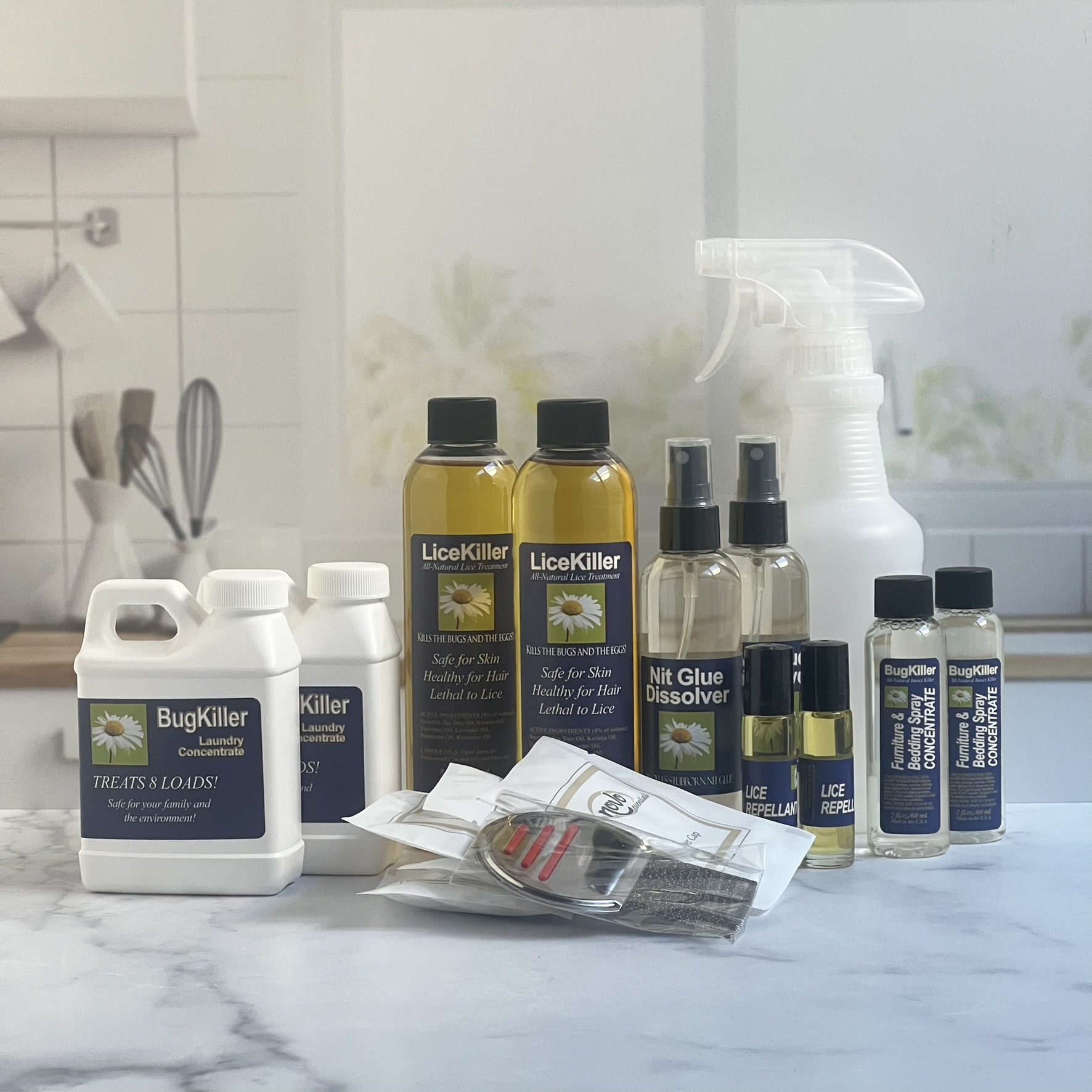 LiceKiller Medium Kit contents